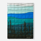 Graphene Puffer Blanket: Smoky Mountain