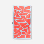 Ultralight Towel: Happy Flowers Warm Blue Red