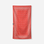 Ultralight Towel: Paisley Red