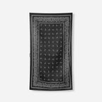 Ultralight Towel: Paisley Black