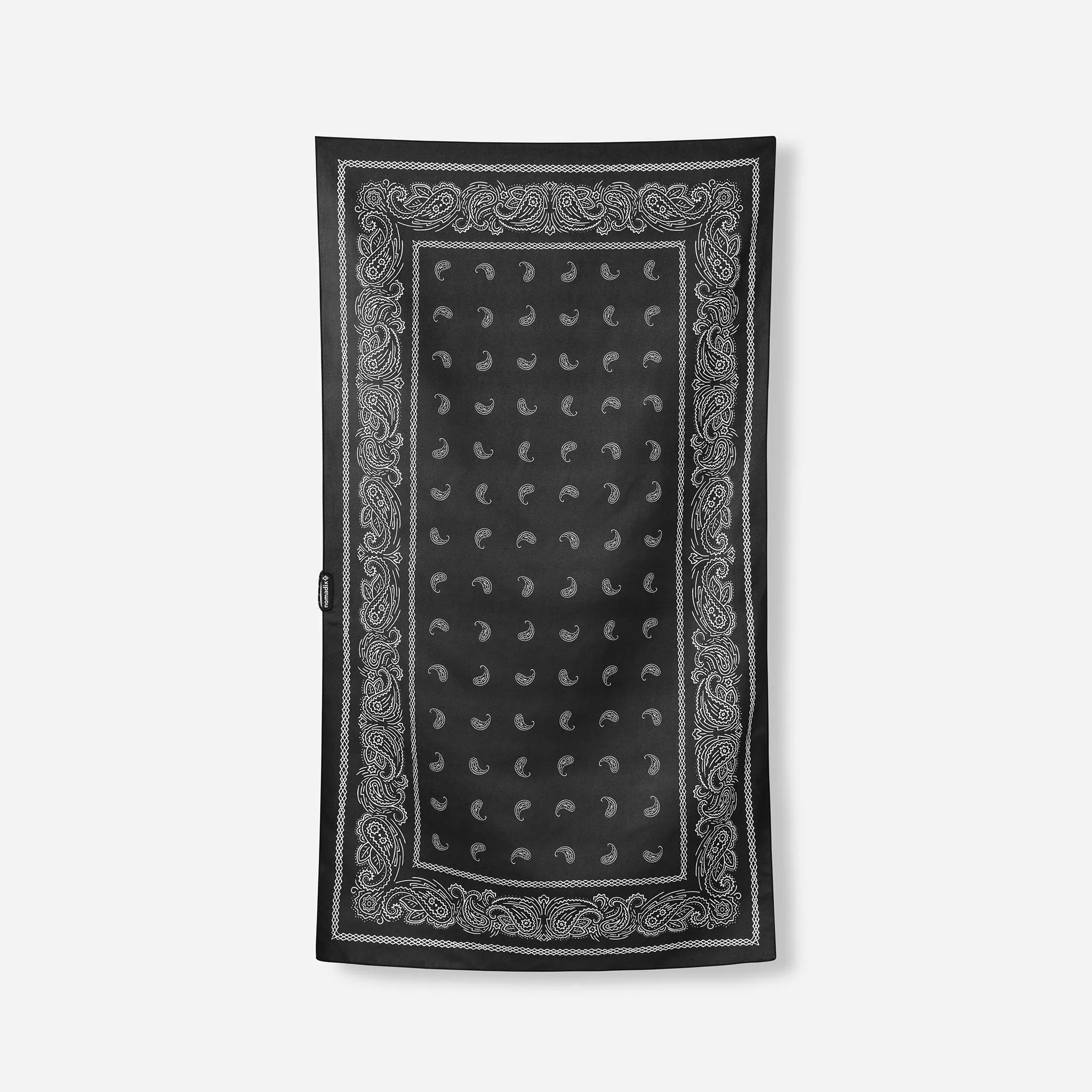 Ultralight Towel: Paisley Black