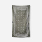 Ultralight Towel: Paisley Forest Green