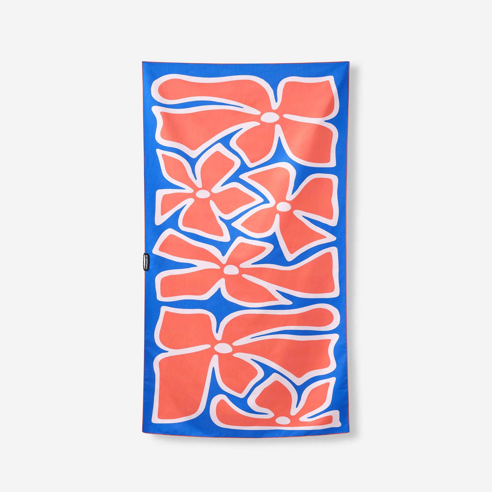 Ultralight Towel: Wild Flowers Stellar Blue Red