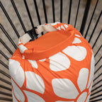 Graphene Puffer Blanket: Big Flowers Expedition Orange