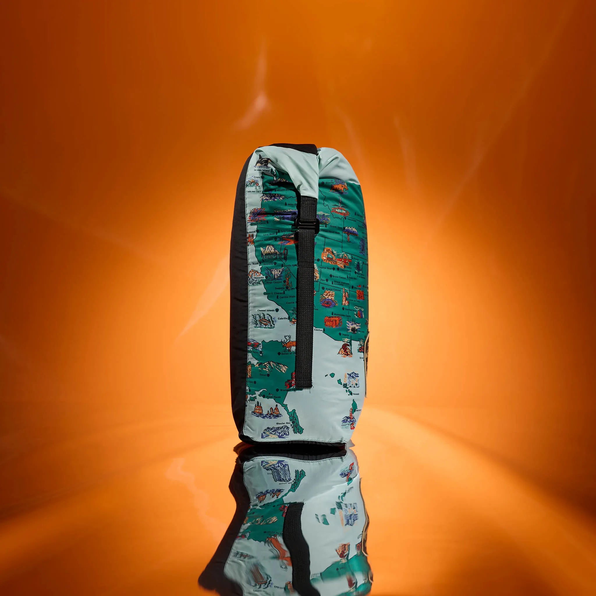 Graphene Puffer Blanket: National Parks and Monuments Map