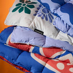 Graphene Puffer Blanket: Slack Tide Coastal Blue