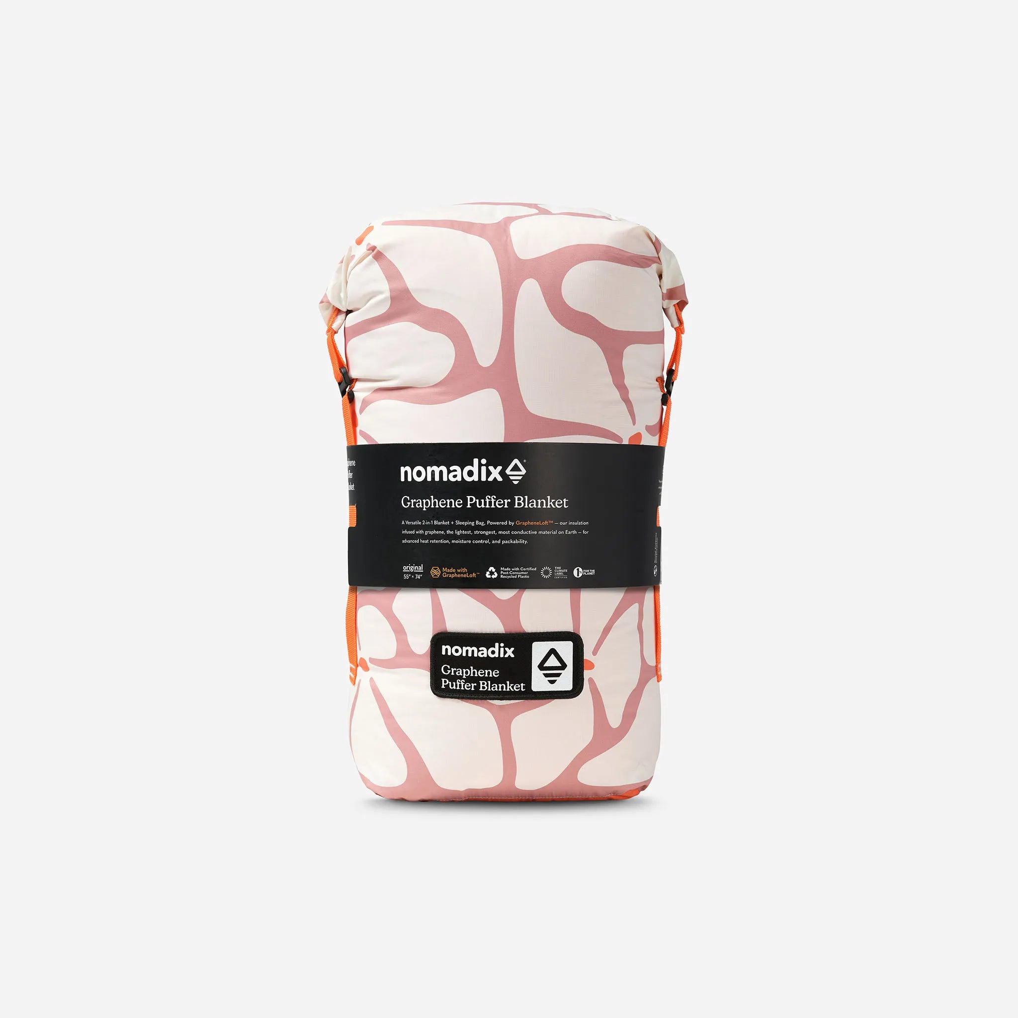 Graphene Puffer Blanket: Happy Flowers Desert Clay
