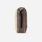 Graphene Puffer Blanket: Heritage Stripe Black and Tan
