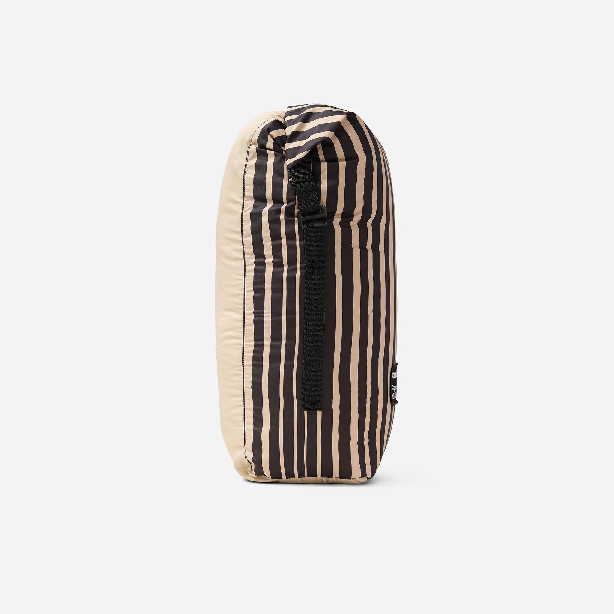 Graphene Puffer Blanket: Heritage Stripe Black and Tan