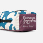 Graphene Puffer Blanket: Whirlpool Teal Ocean