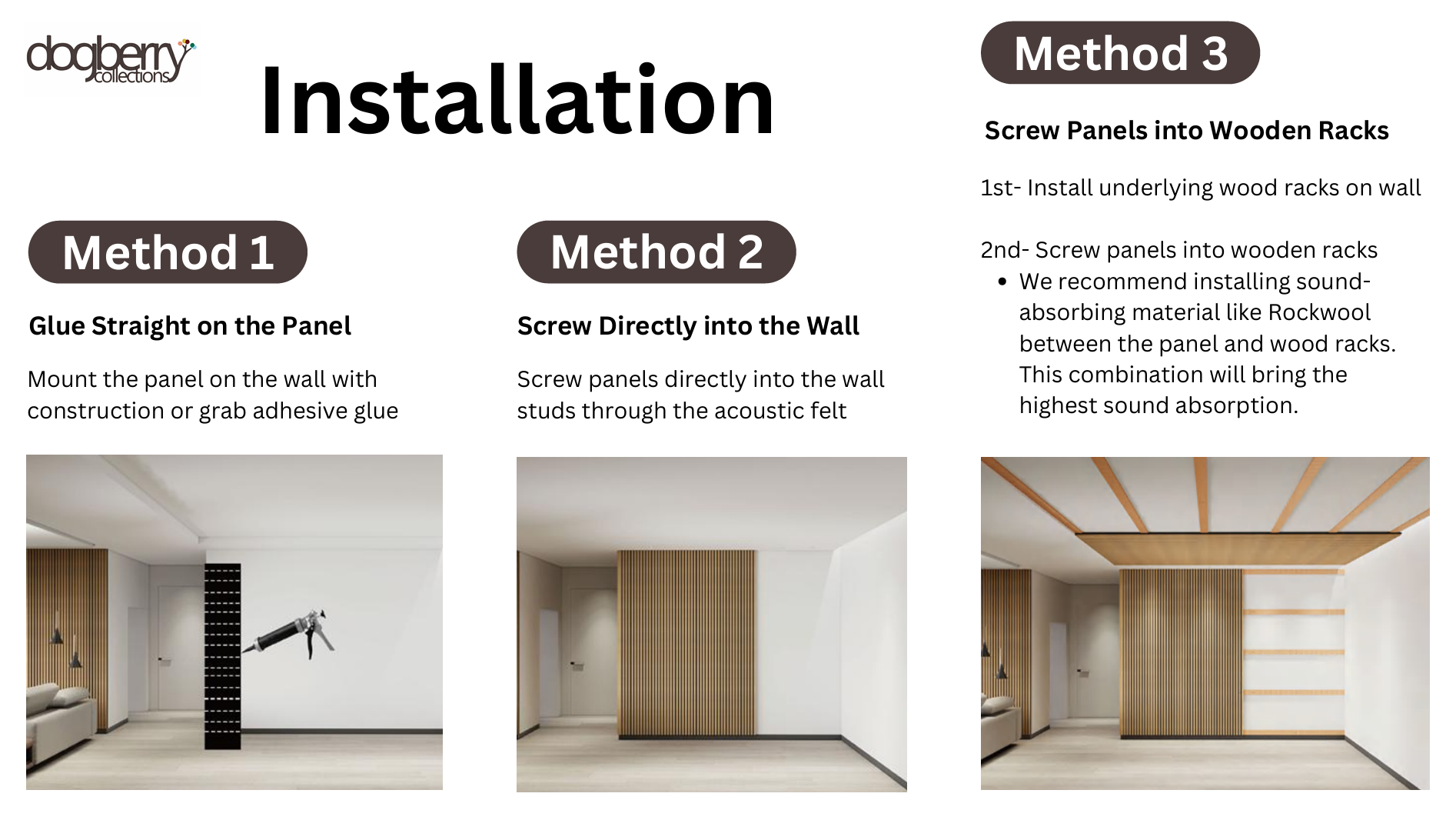 2-Pack Acoustic Wall Panels – Oiled Oak