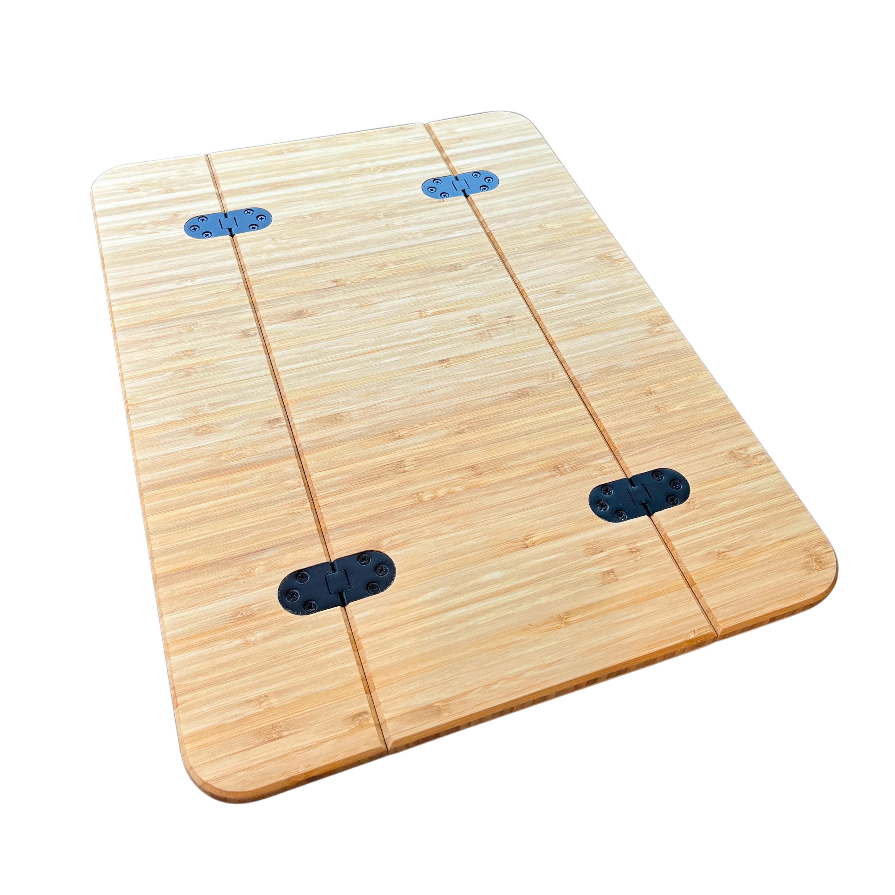 Slim Folding Bamboo Lagun Table 1/2" Thick For Camper Vans and RVs