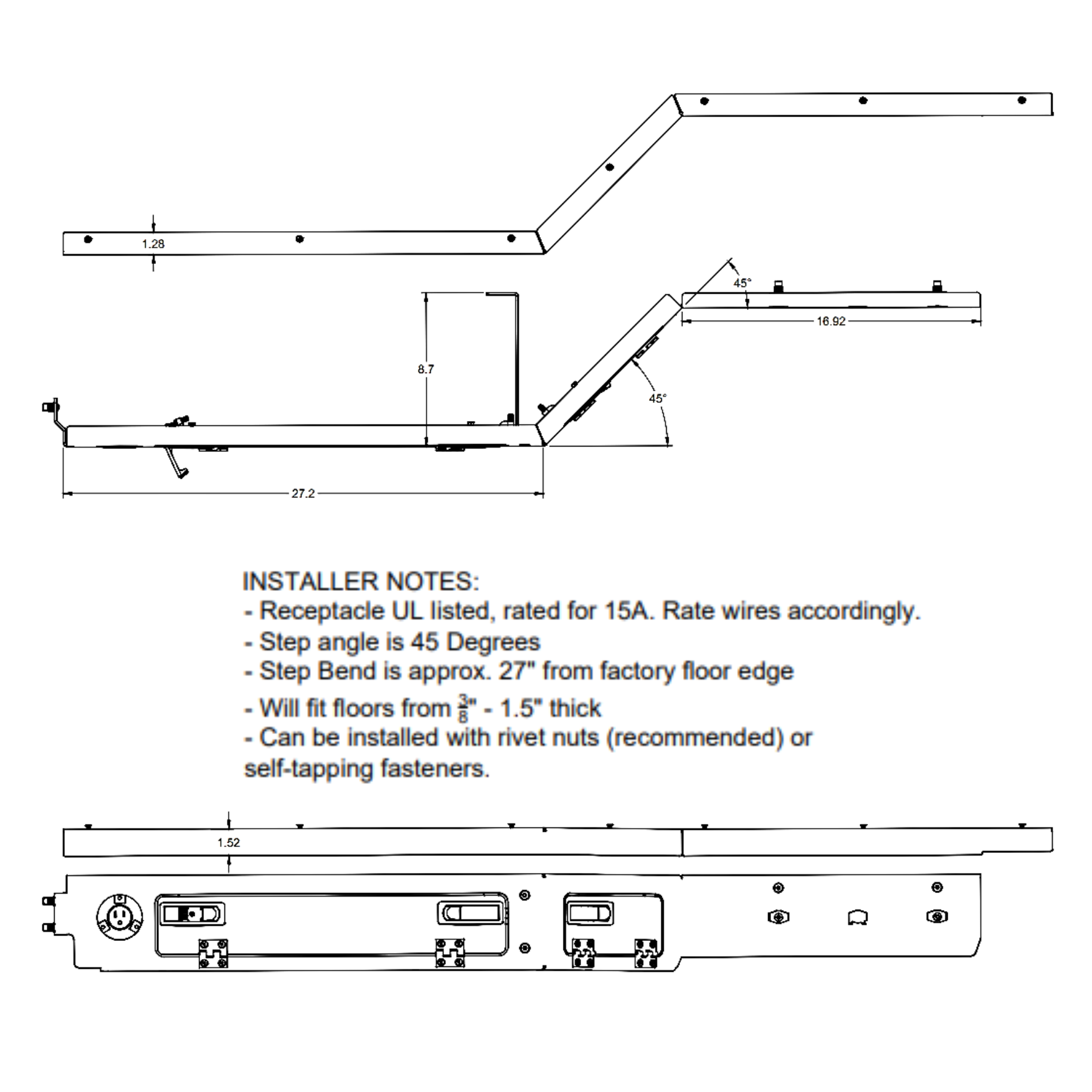 Stow Step for Sprinter Vans
