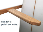 Holden Beach Surfboard Storage Vertical Wood Rack | Holds 6 Surfboards
