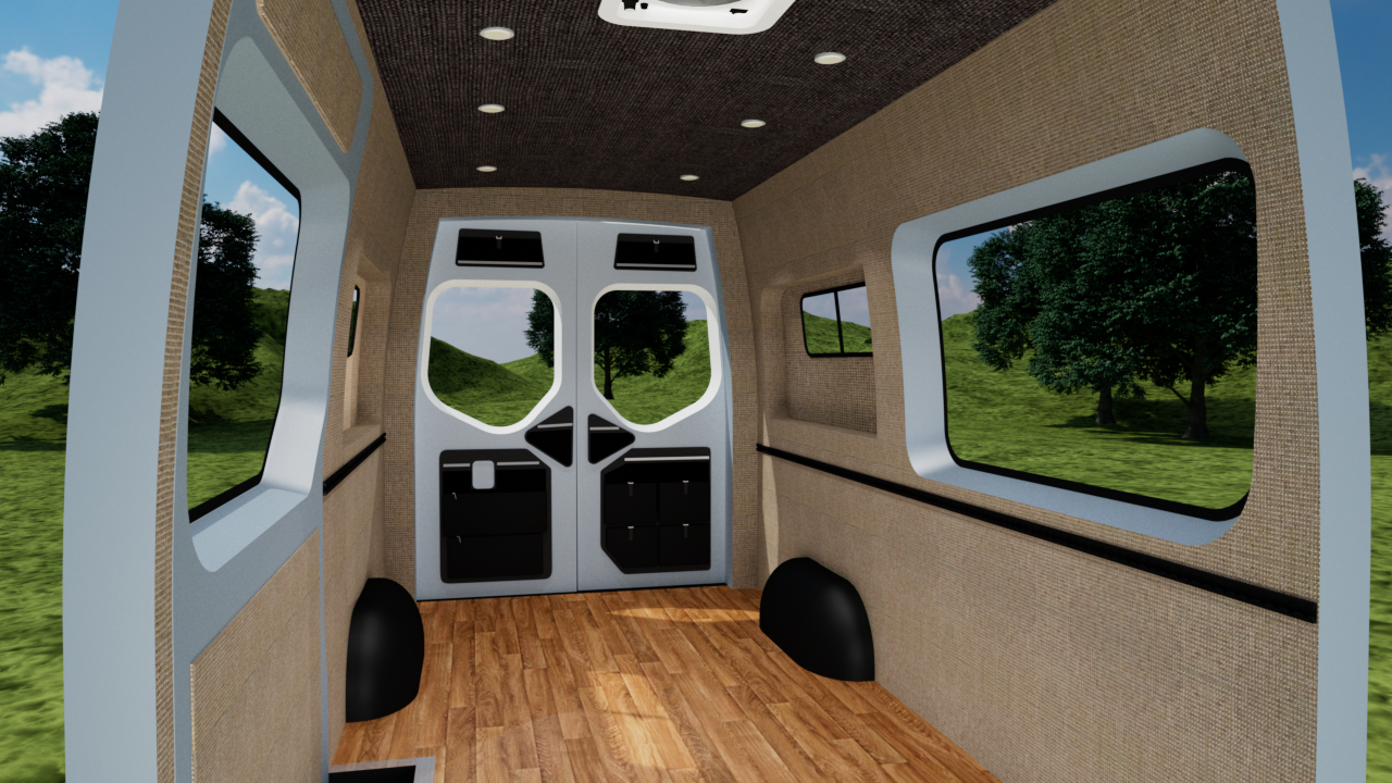 Mercedes Sprinter 144" Low Roof Interior Panel Kit