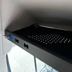 Headliner Shelf with Curtain Rod and Liner for 2014-2025 Transit Vans