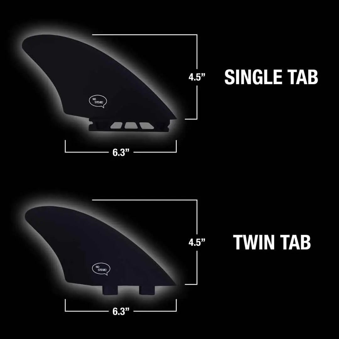 Twin Keel Surfboard Fins
