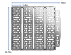 Ford Transit Van 4-Panel All Aluminum Platform Bed System
