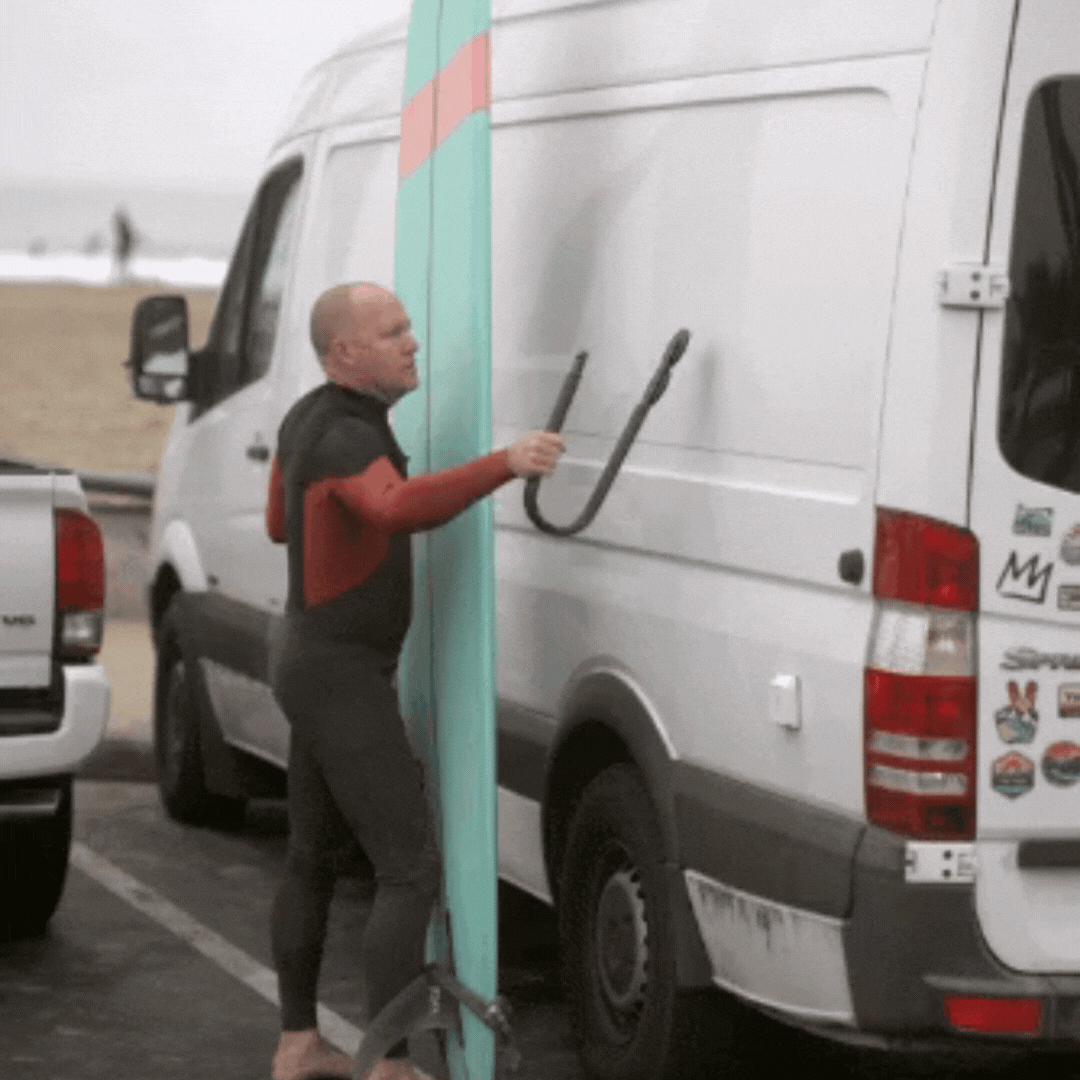 Magnetic Surfboard Rack