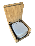 Porta Potti 345/135 Bamboo Toilet Lift top Cabinet Flat Pack Kit