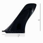 9" Touring Shape Findestructable Safety Flex Fin & Toolless Screw