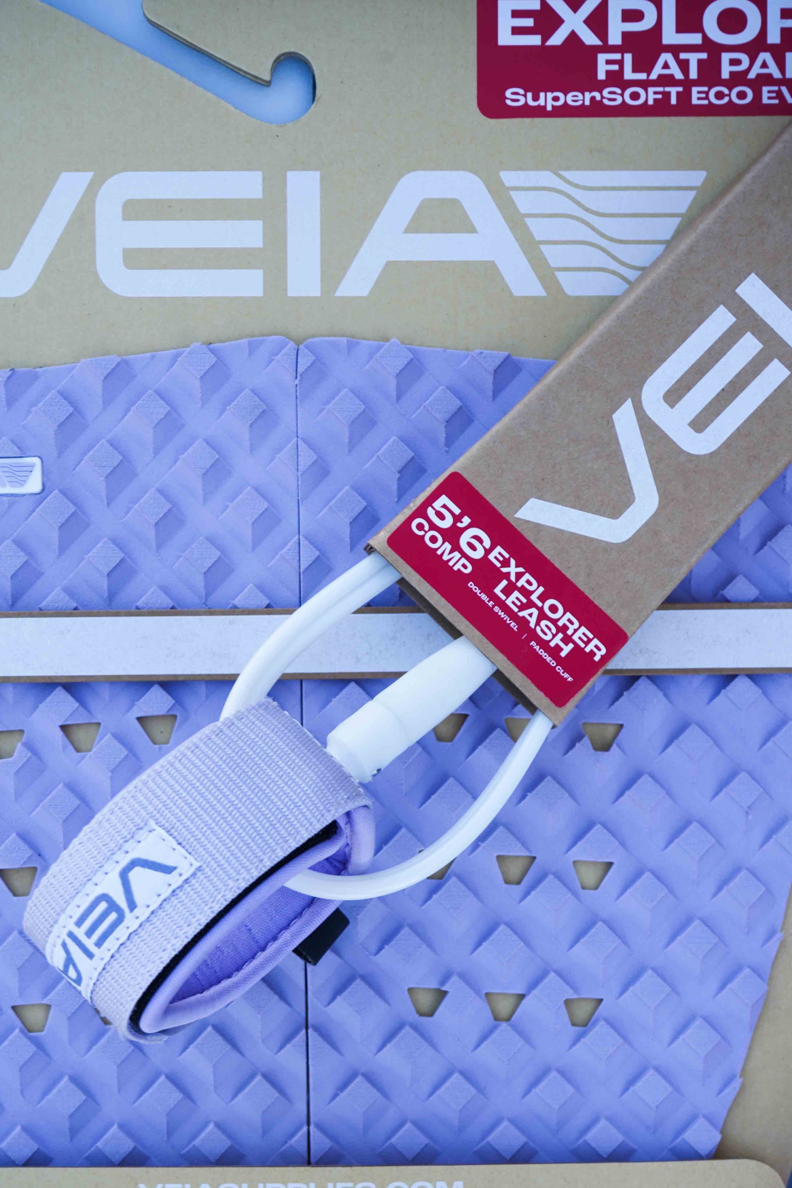 Explorer 5'6" Comp Leash - Lilac