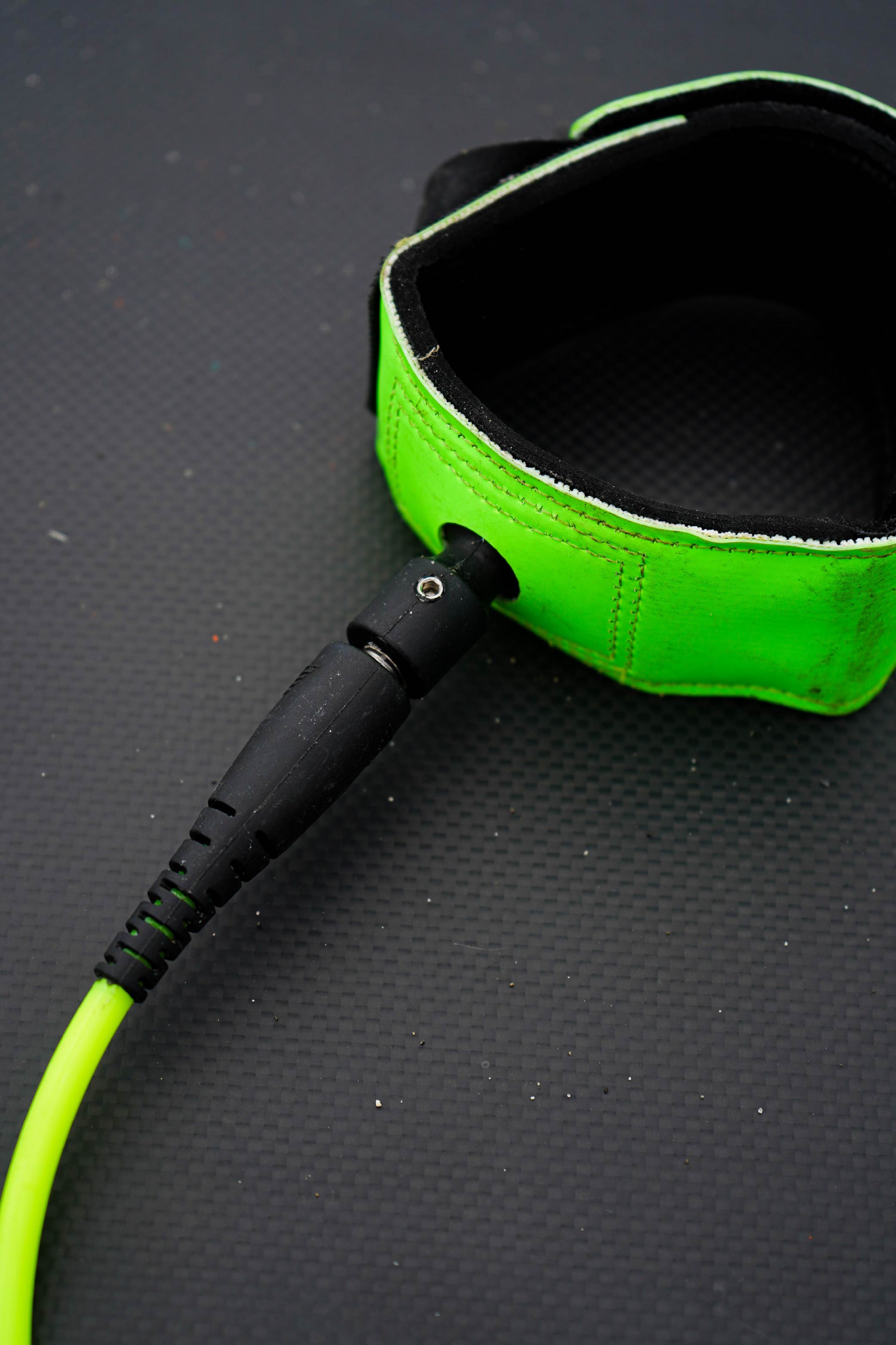 JJF Pro 5' Comp Leash - Hi Vis Green