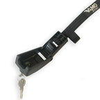 KEYED Locking Tie Down Straps w/ Interwoven Braided Steel Cables-Paddleboard-Surf-Kayak
