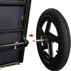 Camouflage Folding Bike Trailer – Cargo Carrier for Camping & Travel