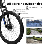 27.5” TrailX - Mountain Bike | Full Suspension | 21-Speed | Black Blue 2