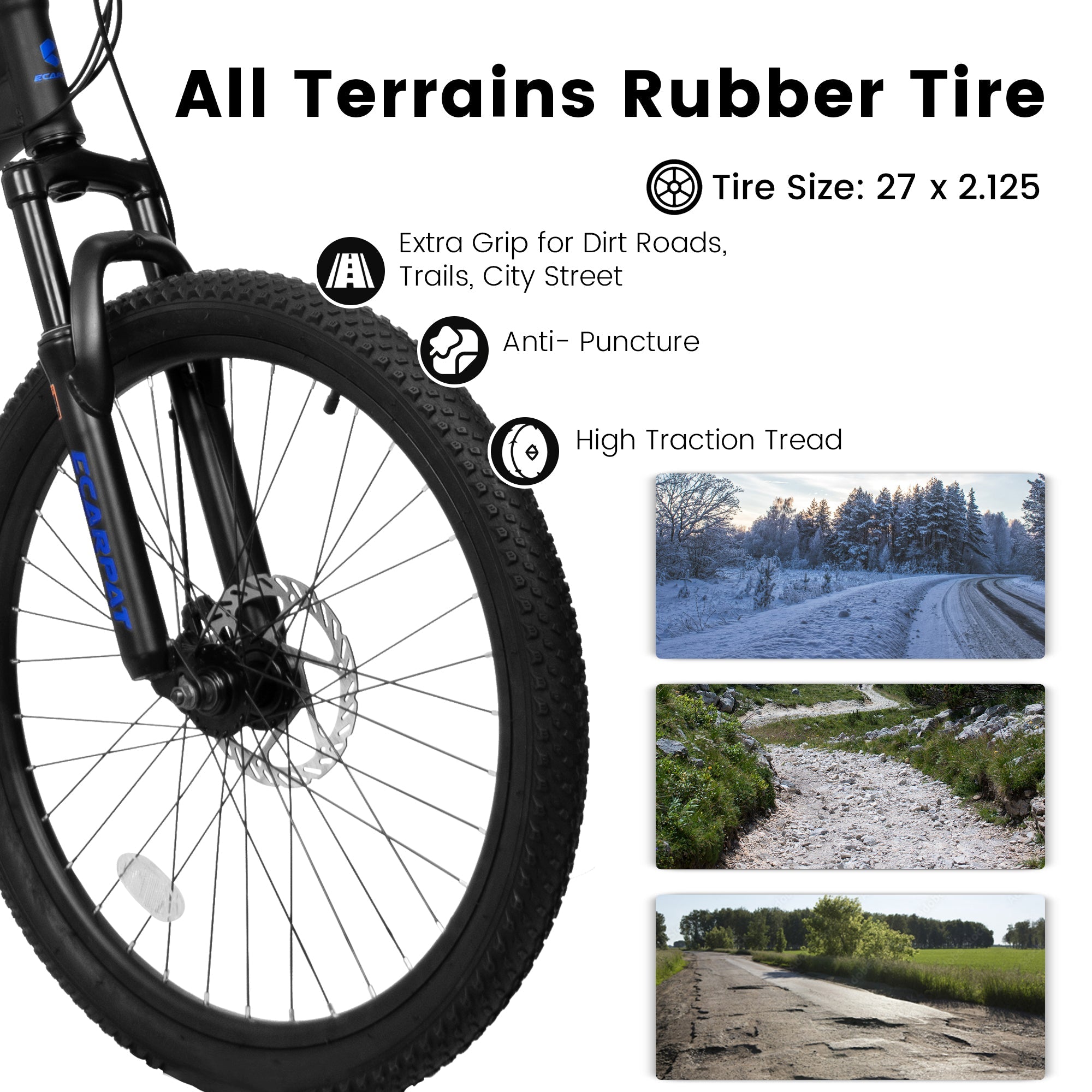 27.5” TrailX - Mountain Bike | Full Suspension | 21-Speed | Black Blue 2