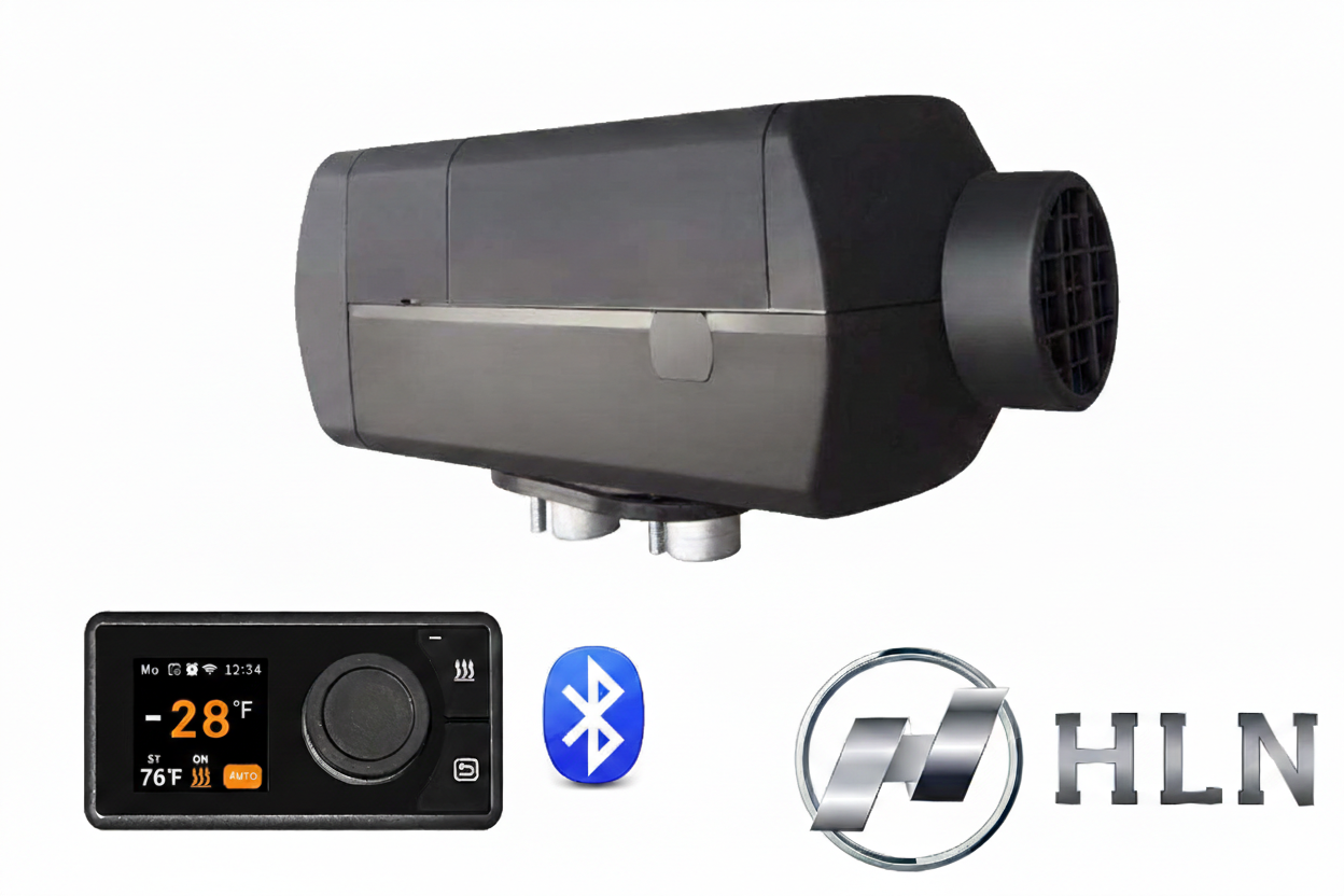 HLN Aerolyn Fahrenheit Bluetooth 2000 PRO Air Diesel Heater 12v -40F, Vehicle Original Equipment; Installation Kits Included
