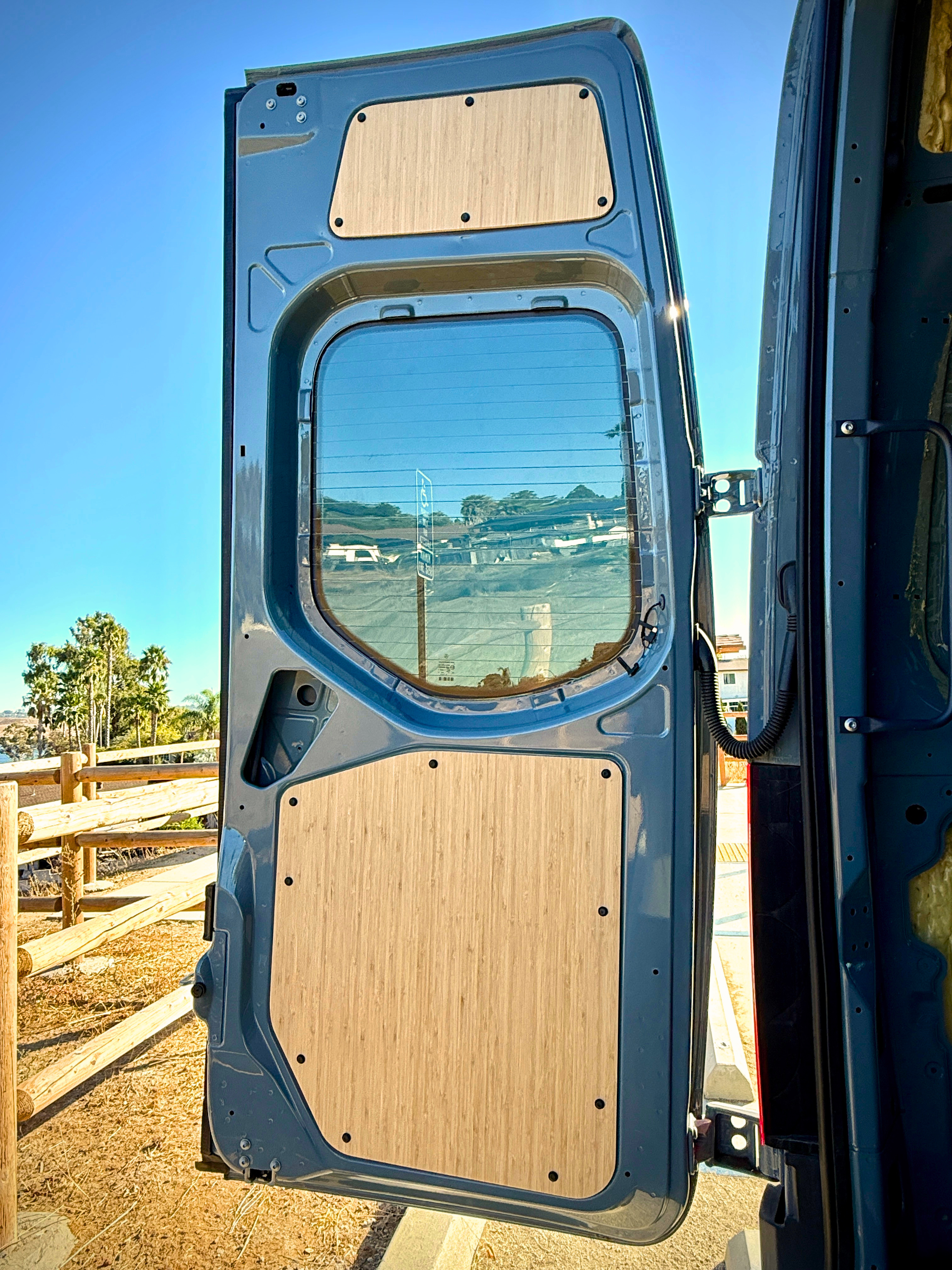 Sprinter Lower Rear Door Panels – Set of Bamboo (2019+)