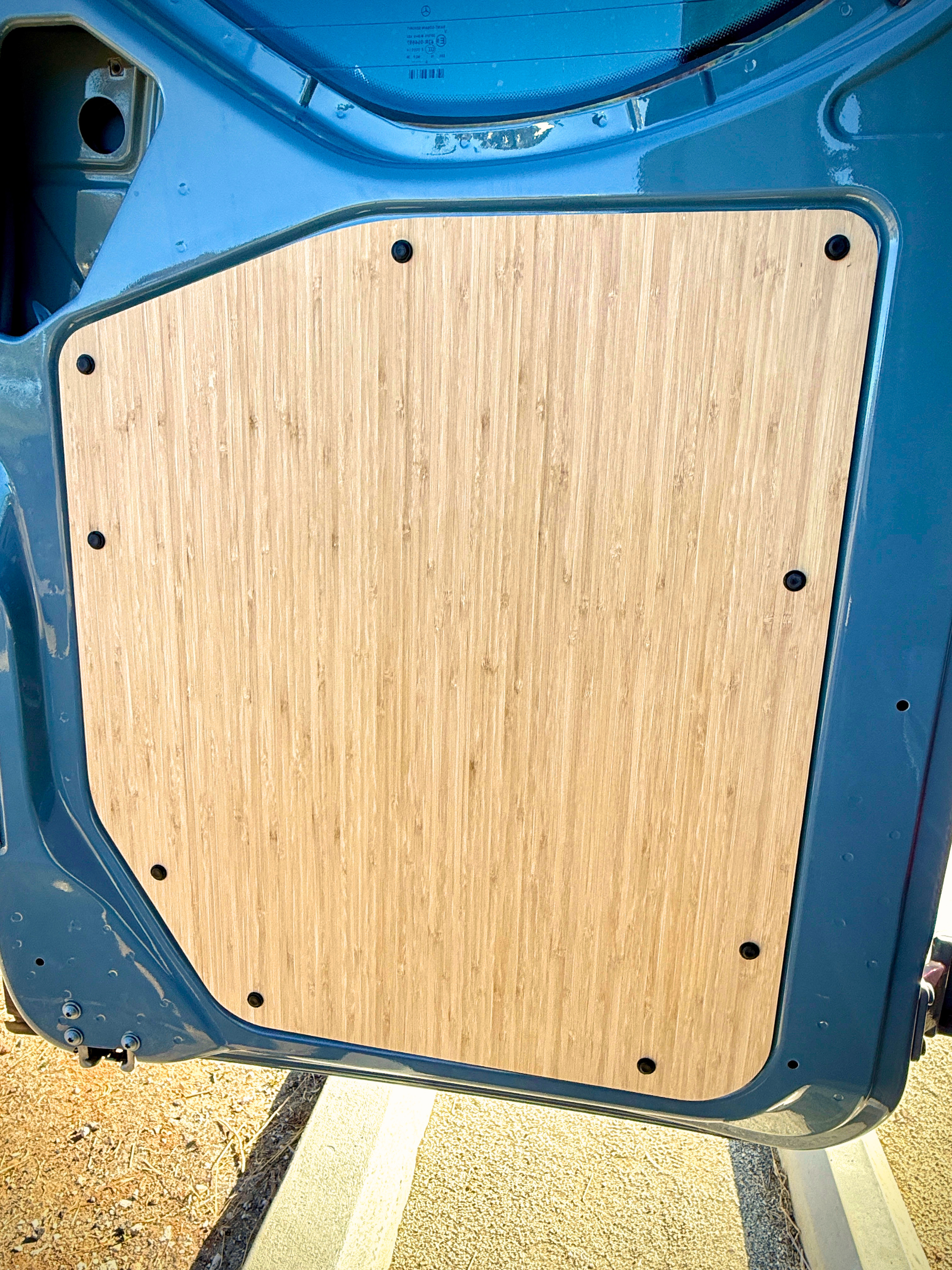 Sprinter Lower Rear Door Panels – Set of Bamboo (2019+)