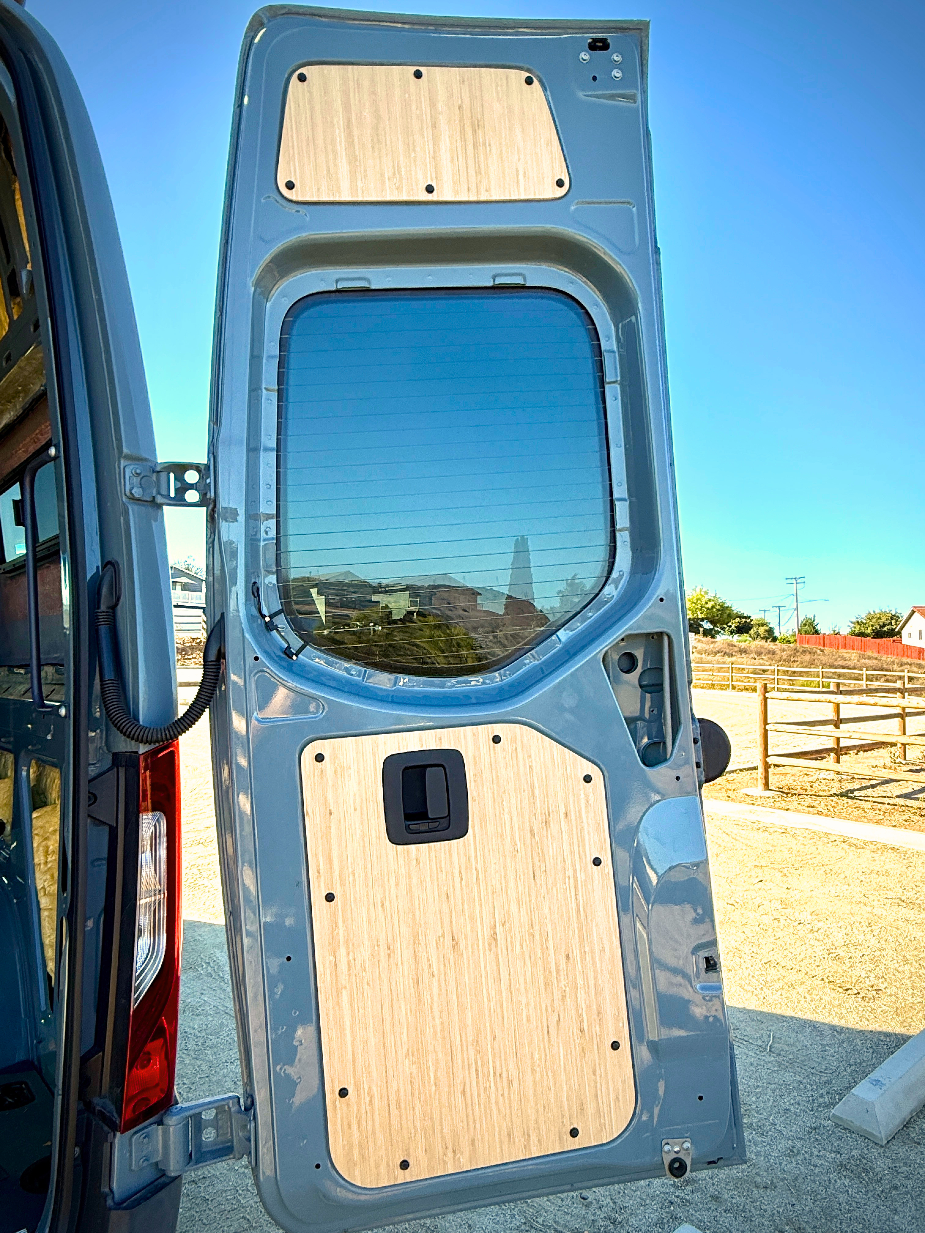 Sprinter Lower Rear Door Panels – Set of Bamboo (2019+)