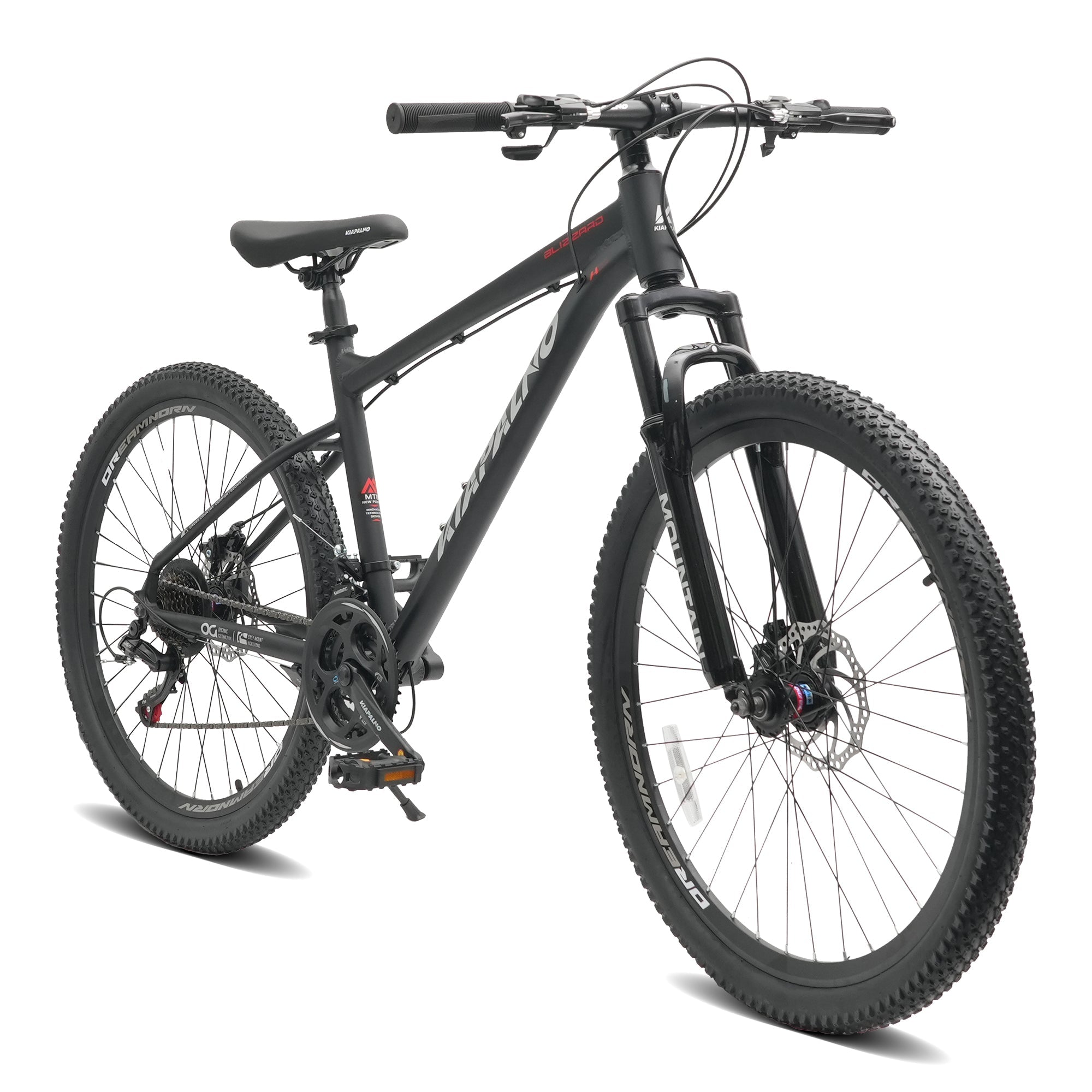 26" AllTrail Adult Mountain Bike | 21-Speed Hardtail (Black)