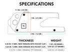 BIG IDEA DESIGN-  TPT Slide : Titanium Pocket Tool (Stonewashed)
