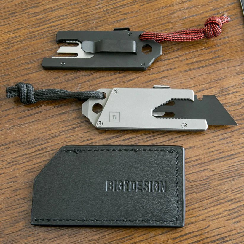 BIG IDEA DESIGN-  TPT Slide : Titanium Pocket Tool (Stonewashed)