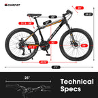 26” TrailLite - Mountain Bike | Front Suspension | 21-Speed