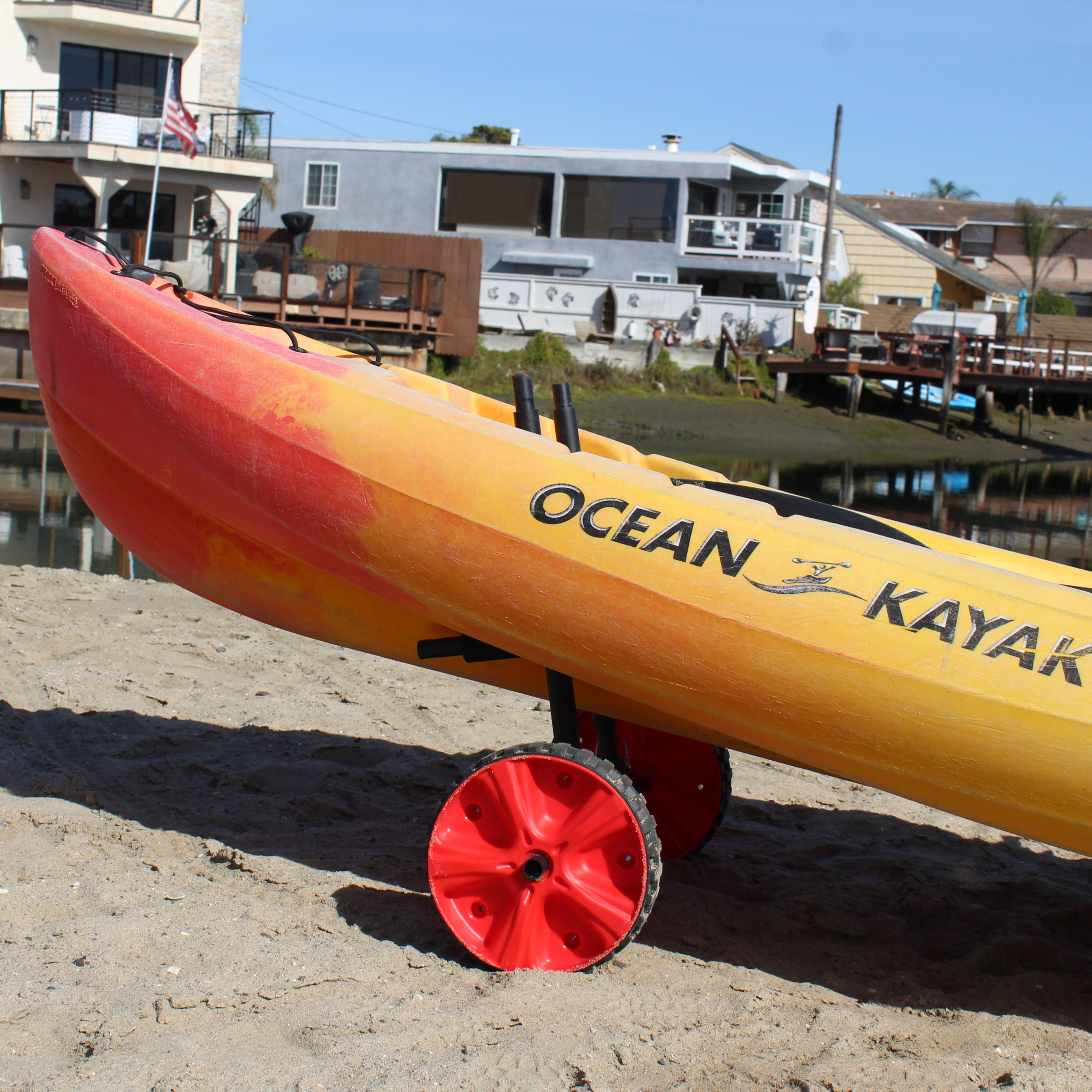 Adjustable 3 in 1 SUP and Kayak Transport Cart