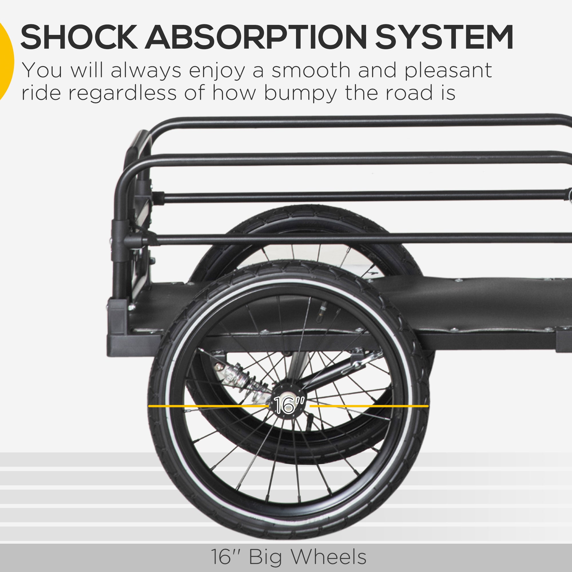 Bike Cargo Trailer – Suspension | Heavy-Duty