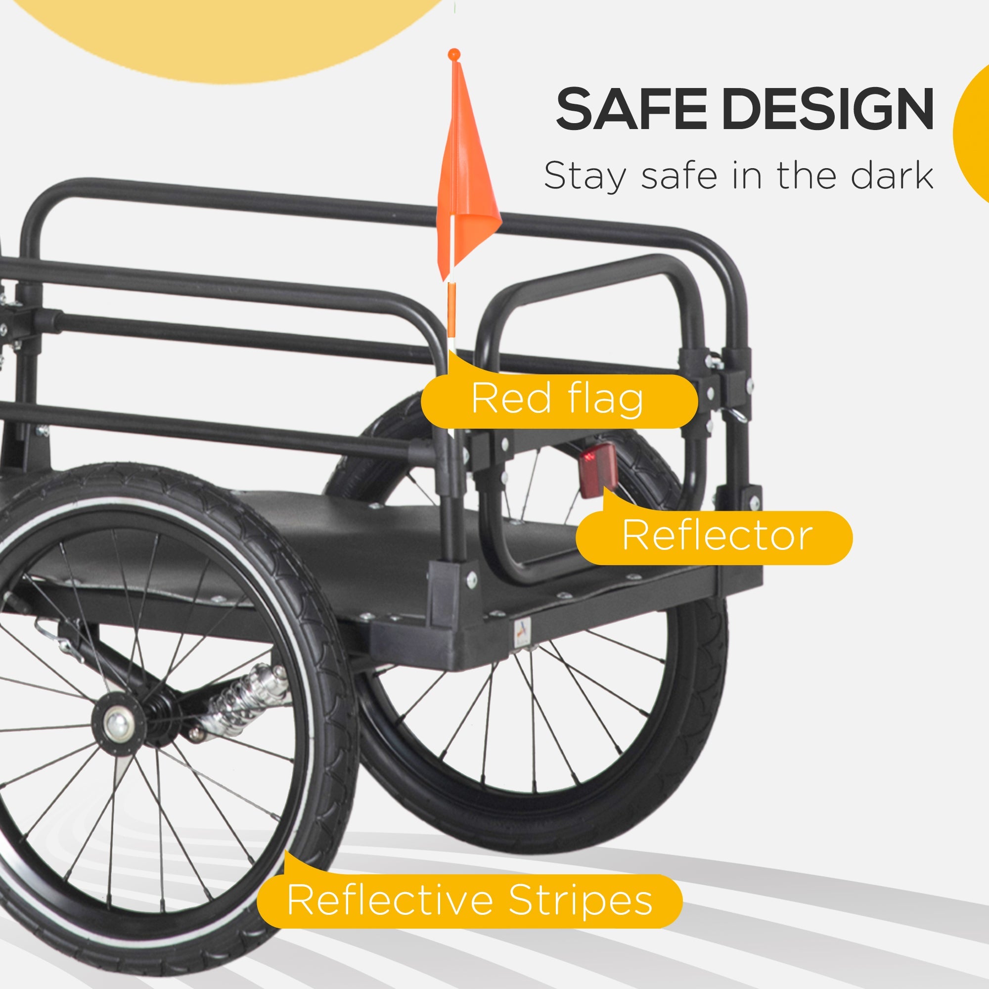 Bike Cargo Trailer – Suspension | Heavy-Duty