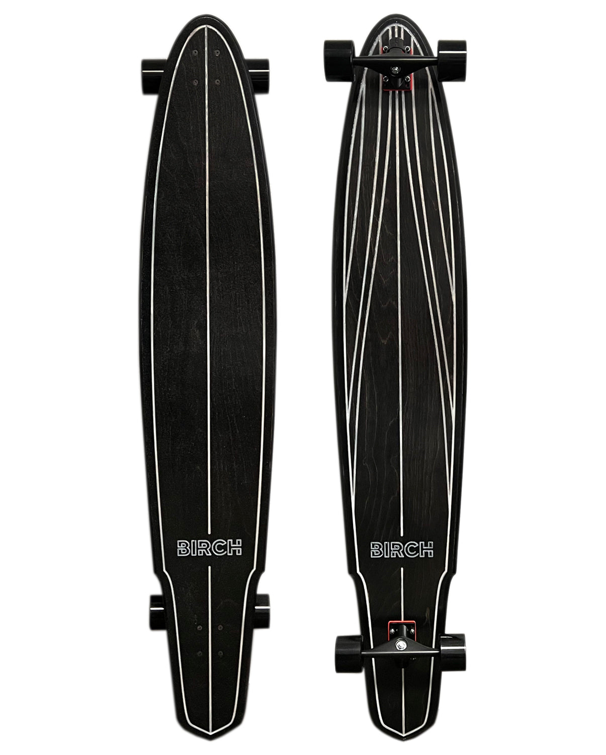 BIRCH 57" SHAKER Longboard Cruiser Skateboard - Complete Setup or Deck Only