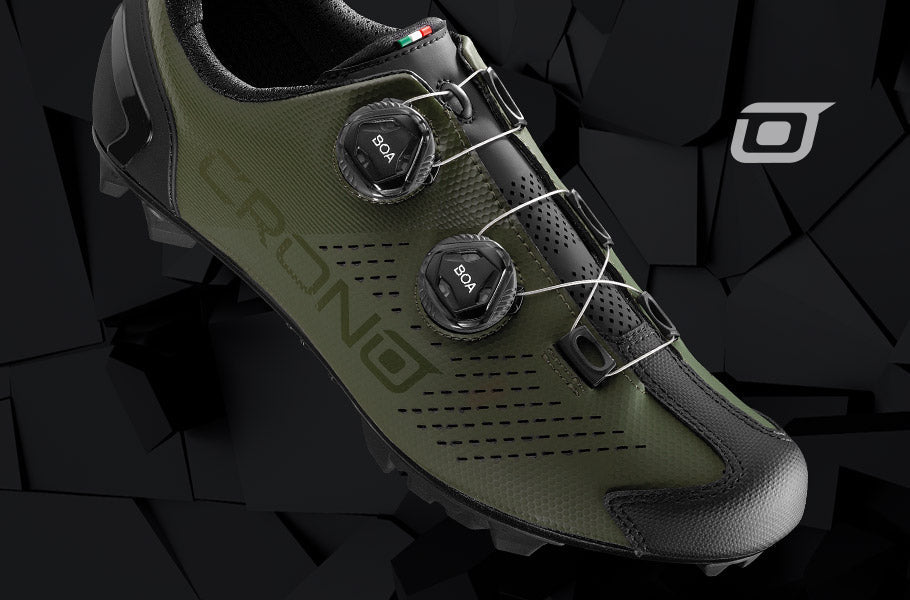 CRONO CX2 MTB Cycling Shoes - Green