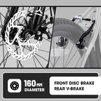 20” Kids Mountain Bike – TrailKid | Front Suspension | 7-Speed | White