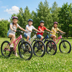 24" Youth Mountain Bike (Blue) - 7-Speed, Front Suspension & Hybrid Brakes