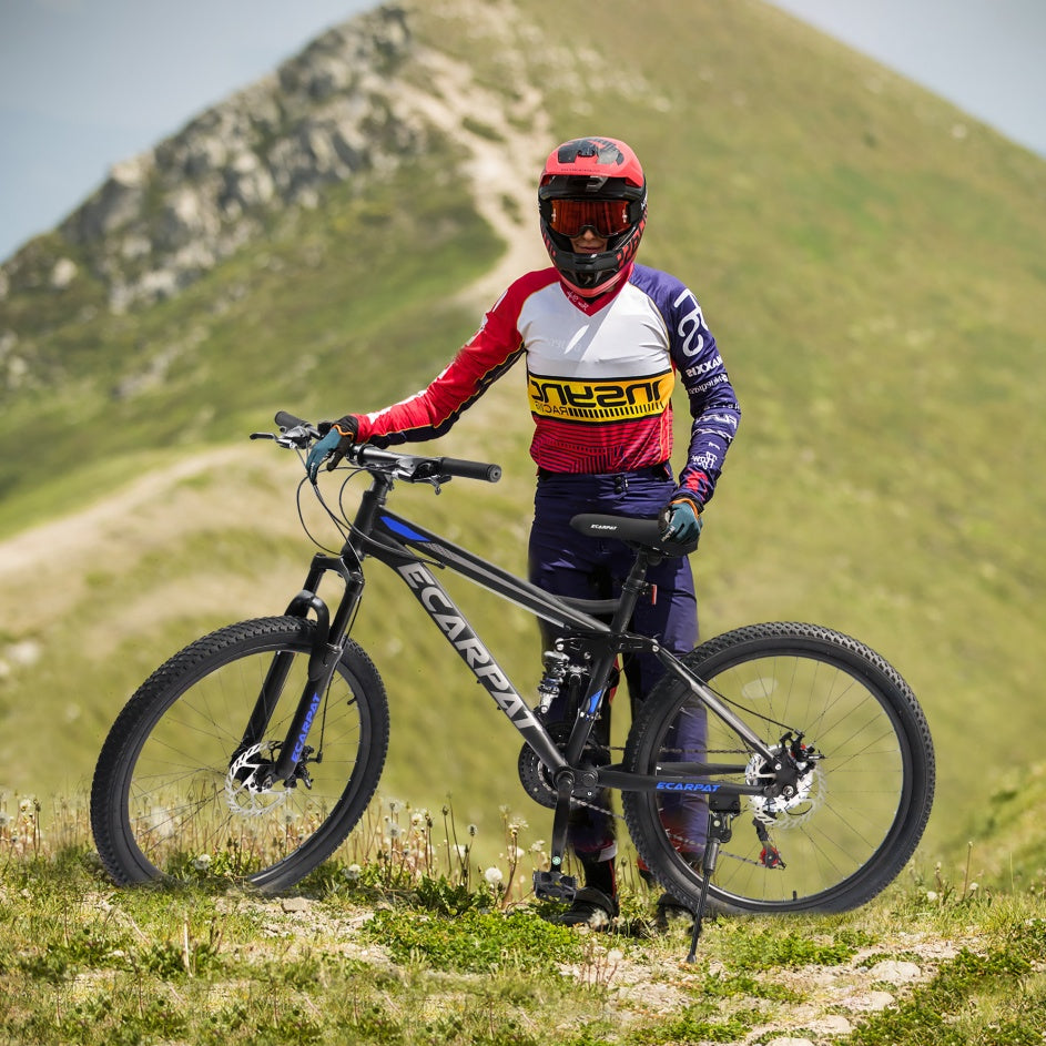 27.5” TrailX - Mountain Bike | Full Suspension | 21-Speed | Black Blue 2