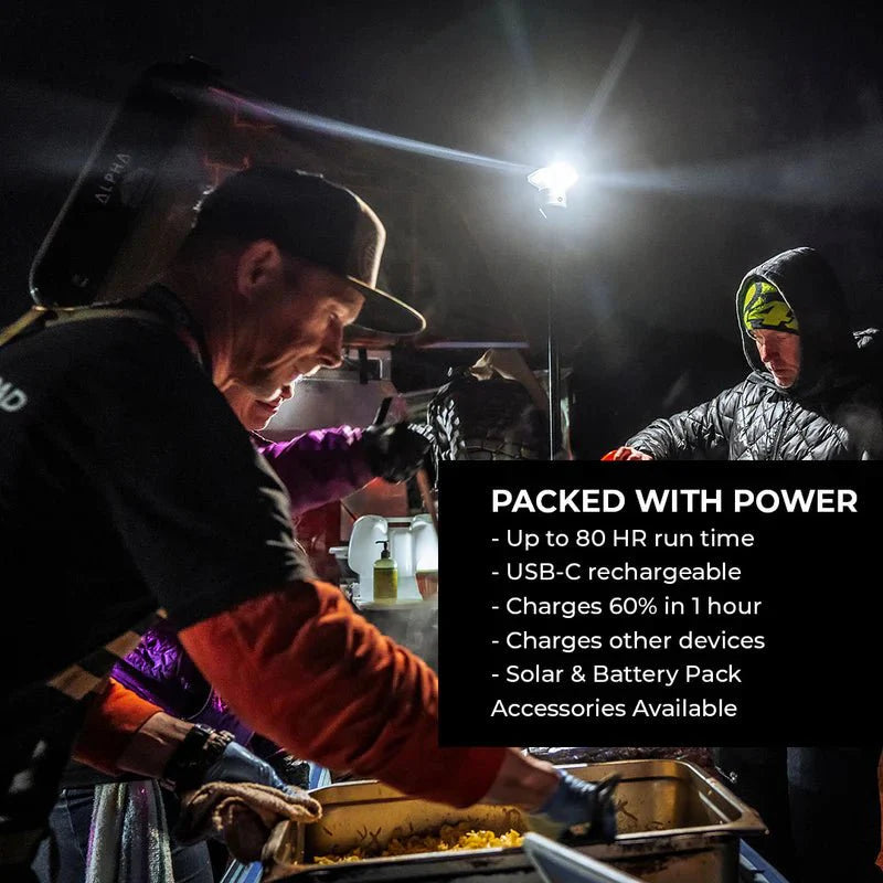 DEVOS LightRanger 1200 | 1200 Lumen Rechargeable LED Camping Light Tower