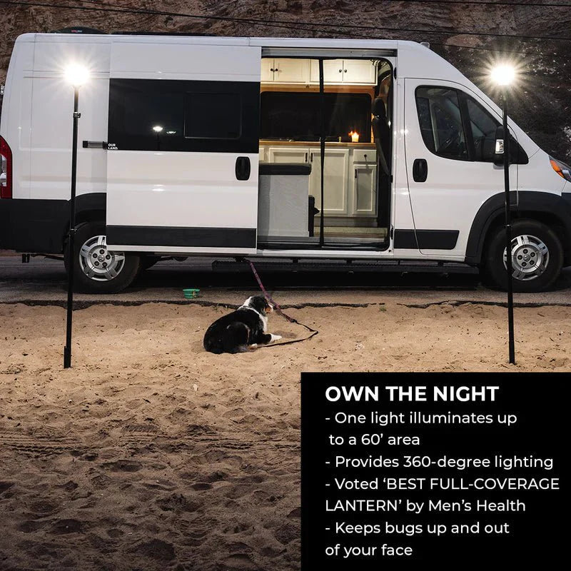 DEVOS LightRanger 1200 | 1200 Lumen Rechargeable LED Camping Light Tower