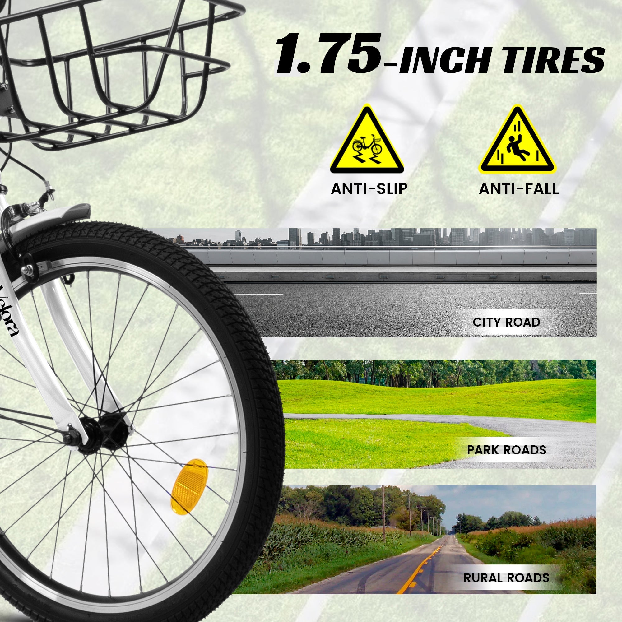 20” Kids Bike – CityCruze | Coaster Brake | Single Speed | White